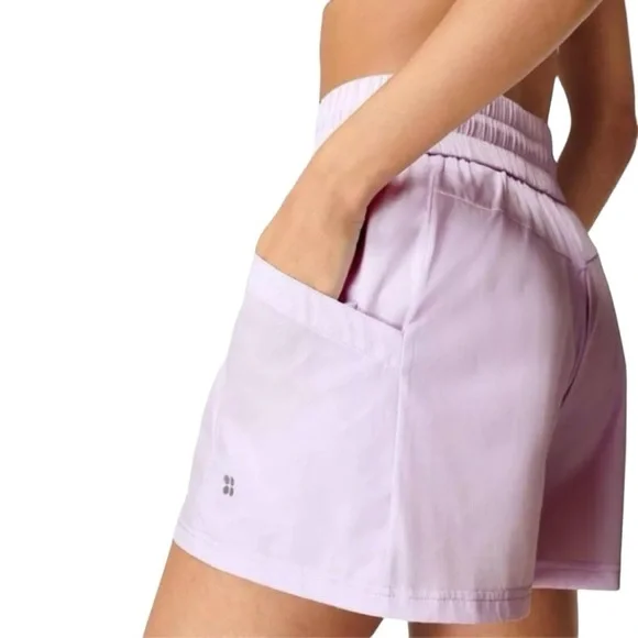 Sweaty Betty Circuit Workout Shorts Light Purple Size 8/10 Medium SB8215 - Picture 3 of 11
